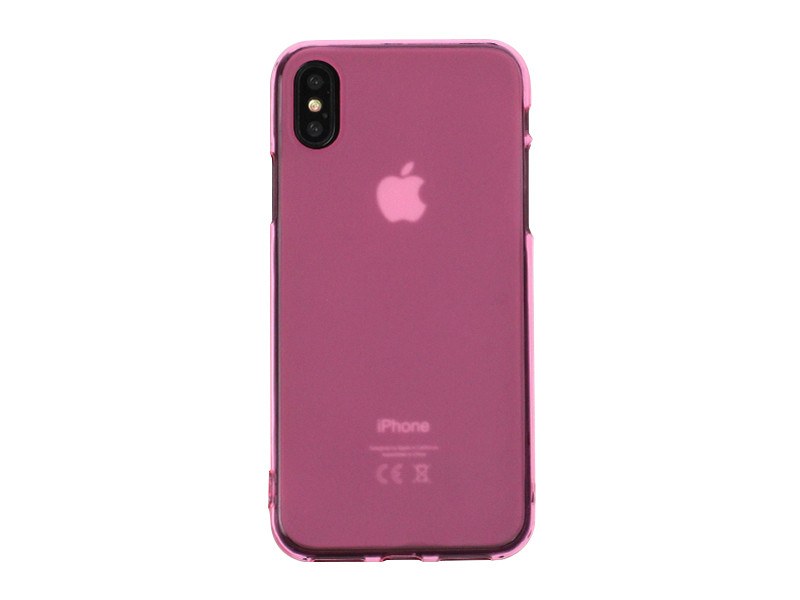 Apple iPhone X – etui na telefon FLEXmat Case – rÃ³Å¼owy