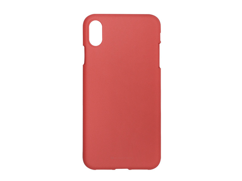 Apple iPhone XS Max – Mercury Goospery Soft Feeling – czerwony